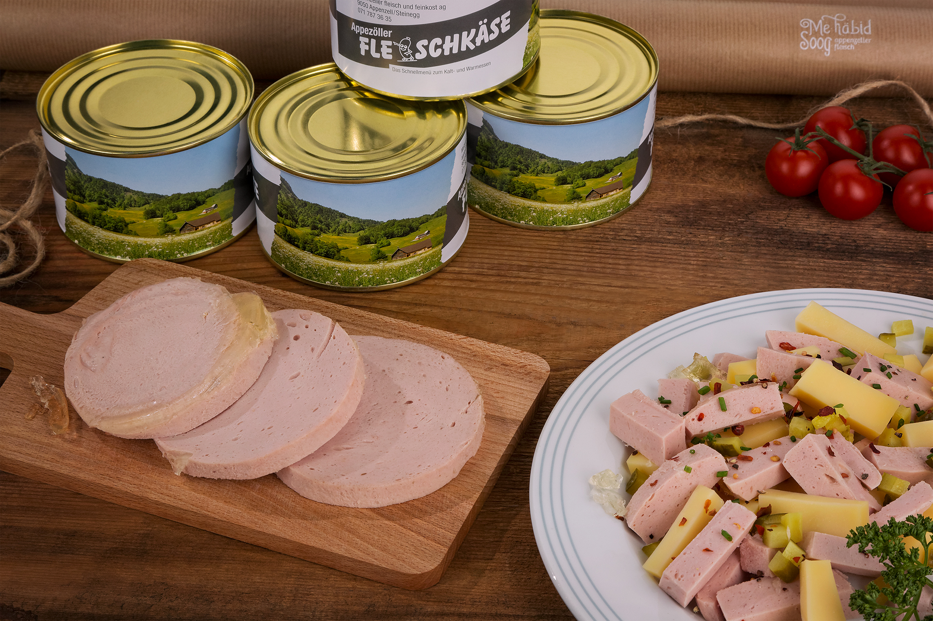 Delikatess Fleischkäse Halbkonserve