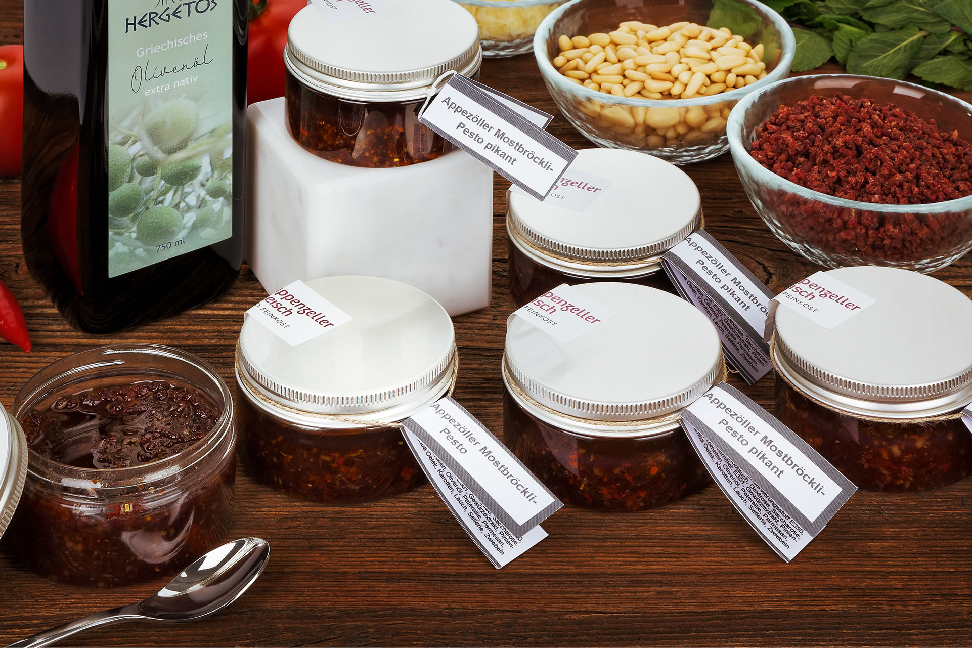 Appenzeller Mostbröckli-Pesto